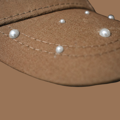 Baby Brown Pearl Cap