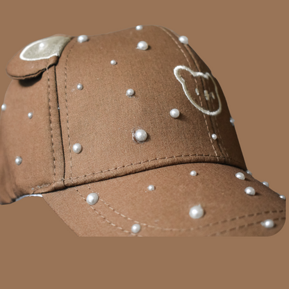 Baby Brown Pearl Cap