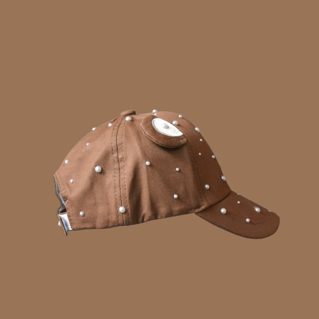 Baby Brown Pearl Cap