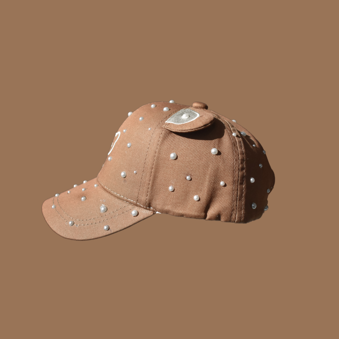 Baby Brown Pearl Cap