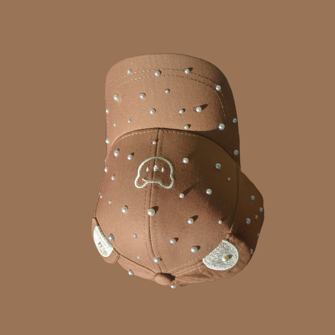 Baby Brown Pearl Cap